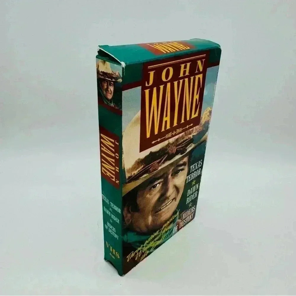 Vintage John Wayne VHS Movie Collection of Three #6105